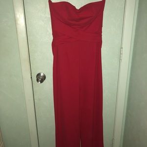 Red Fashion Nova Jumpsuit